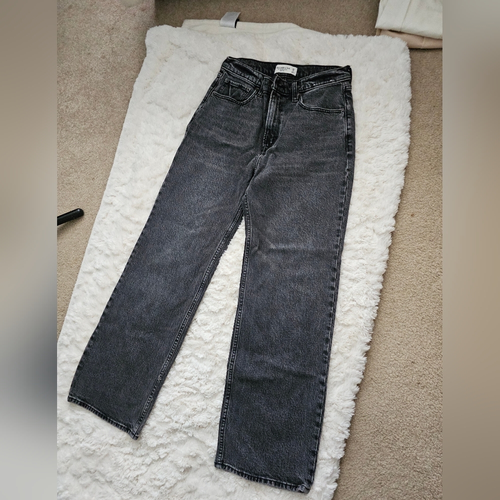 Abercrombie & Fitch Charcoal Denim Jeans